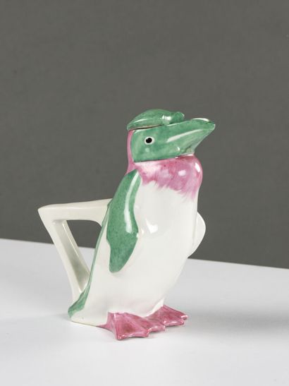 null Edouard-Marcel SANDOZ (1881-1971) 



Pitcher called Penguin covered in white,...