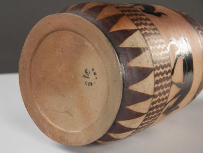 null Etienne VILOTTE (1922-1950) for CIBOURE.



Vase of bursiform form on circular...