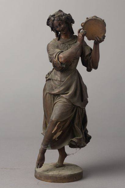 CUMBERWORTH (1811-1852) 
La danseuse au tambourin...