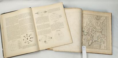 null Un ensemble de 2 atlas du XIXe siècle :

HOUZÉ. Atlas historique de la Terre...