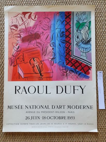 [Affiche]. DUFY Raoul (d'après). Exposition...
