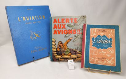 [Aviation]. 3 volumes : 
HERGÉ. L'Aviation,...