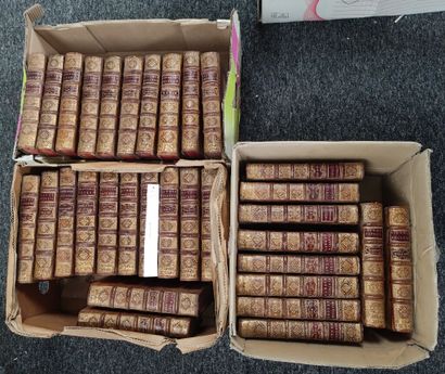  FLEURY (Abbé) - Histoire ecclésiastique. 32 volumes in-4 reliés cuir. Epoque XVIIIe...