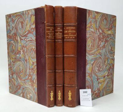 null [Révolution Française]. Un ensemble de 3 volumes :

MELLIE Ernest. Les Sections...