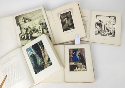 null [ILLUSTRÉS MODERNES]. Ensemble de 5 volumes brochés :

Madame Bovary par Flaubert....