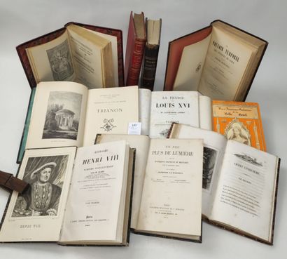 null [Histoire]. 10 volumes reliés du XIXe ou du début du XXe siècle :

JOBEZ Alphonse....