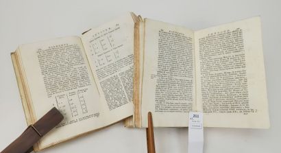 null MUSSCHENBROEK Petro van. Elementa Physicae. 2 volumes in-8 reliés vélin. Venise,...
