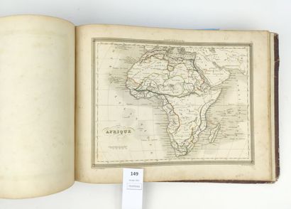 null Vuillemin. Atlas universel de géographie ancienne et moderne. Un volume in -4...