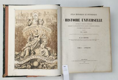 null SCHNITZLER J.-H. Atlas historique et pittoresque de l'Histoire Universelle....