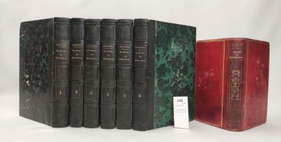 [ALSACE]. Ensemble de 7 volumes du XIXe siècle :...