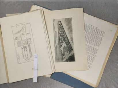 null La Gazette illustrée des amateurs de jardins. Deux fascicules in folio en feuilles :...