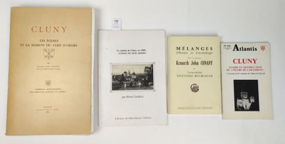 [Saône et Loire]. 4 ouvrages relatifs à Cluny :...