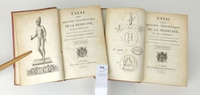 null Sprengel et Geiger. Essai d'une histoire pragmatique de la médecine. 2 volumes...