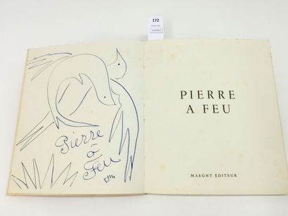 null [Henri MATISSE]. Pierre à Feu. Les Miroirs profonds. In-8 broché. Édition originale...