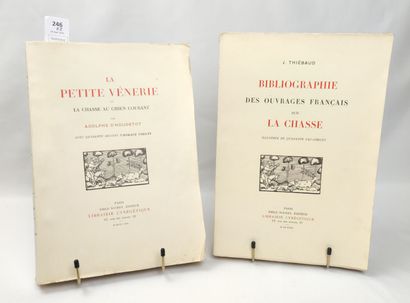 [CHASSE]. 2 volumes in-4 brochés et numérotés,...