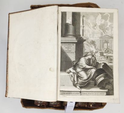 null DU CANGE. Glossarium ad sciptores mediae et infimae latinitatis. 6 volumes in-folio...