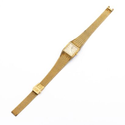 LONGINES Ladies' wristwatch, gilt metal case...