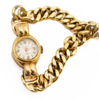 null FAB. SWITZERLAND Ladies' watch. 

Yellow gold case and bracelet, mechanical...