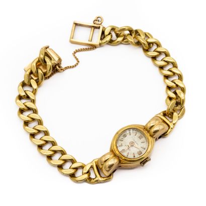 null FAB. SWITZERLAND Ladies' watch. 

Yellow gold case and bracelet, mechanical...