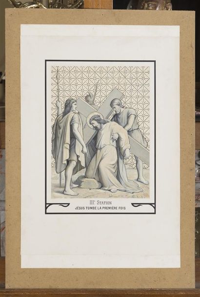 null Quatorze stations de chemins de croix 

Dessin

58 x 39 cm