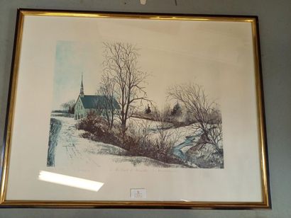 Michel PERRIN 
Lithographie 
Paysage 
34...