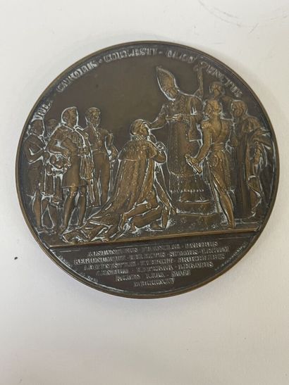 null Médaille en bronze du sacre de Charles X

Diam : 70 mm