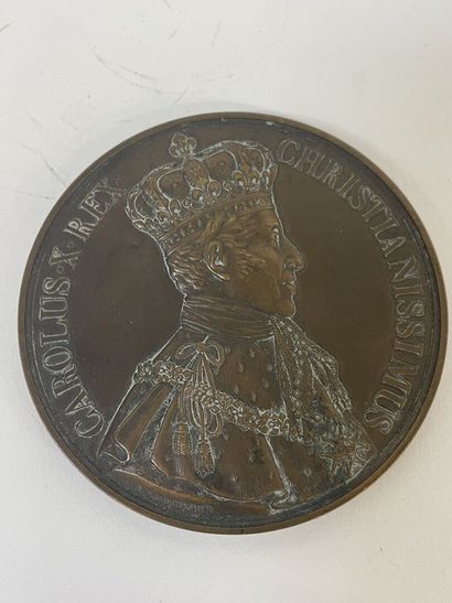 null Médaille en bronze du sacre de Charles X

Diam : 70 mm
