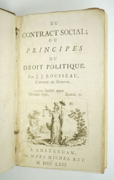 null ROUSSEAU (Jean-Jacques): Of the Social Contract, or Principles of Political...