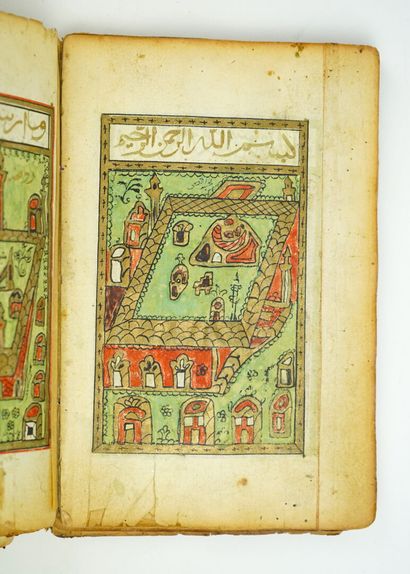 null [Manuscrit] Shadhili Mohammed Al-Jazuli : Dala'il al-Khayrat. Un volume. D'après...