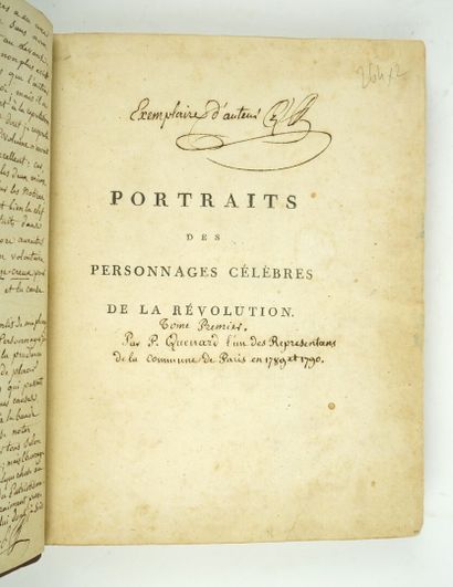 null [Revolution] BONNEVILLE (François) and QUÉNARD (Philippe): Portraits of the...