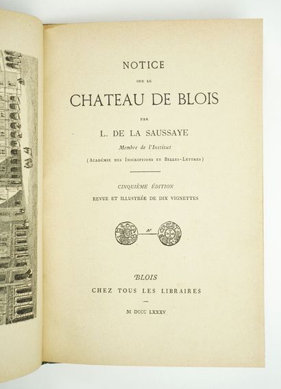 null DUPRÉ (A.) : Notice sur les Saints de Blois, suivi d'un essai biographique sur...