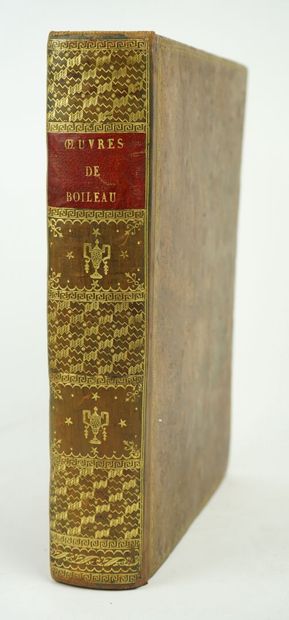 null BOILEAU-DESPREAUX (Nicolas): OEuvres de Boileau Despréaux, avec neuf figures,...