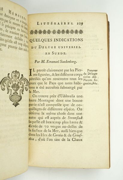 null [Alchimie] Mémoires littéraires, sur différens sujets de physique, de mathématique,...