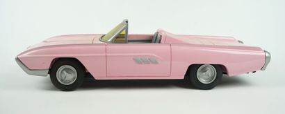 null [Figurine] AROUTCHEFF. BERTHET. Pin-Up. Dottie and Pinky in the pink Ford Thunderbird....