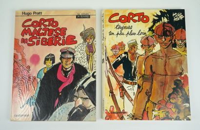  PRATT (Hugo) : CORTO MALTESE. 4 albums. 
 
Les Ethiopiques. Casterman, D 1979. EO....