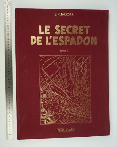  JACOBS (Edgar-p.) : le secret de l'Espadon. Collection Format planche originale...