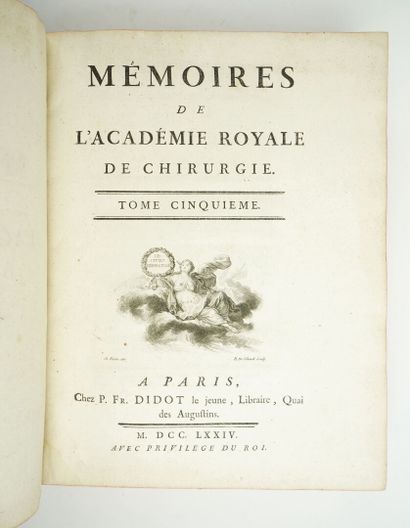 null Mémoires de l'Académie Royale de chirurgie. Paris, P. Alex. Le Prieur (tomes...
