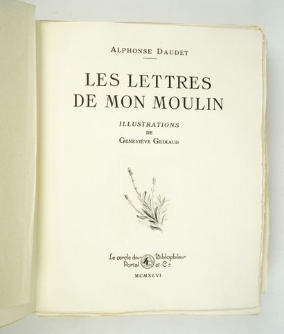 null DAUDET (Alphonse): Letters from my mill. Illustrations by Geneviève GUIRAUD....