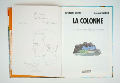 null SIMON (Christophe) et MARTIN (Jacques) : LEFRANC - la Colonne. Casterman, juin...