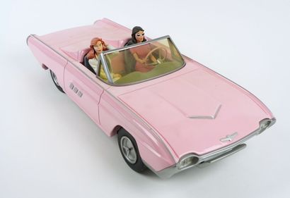  [Figurine] AROUTCHEFF. BERTHET. Pin-Up. Dottie et Pinky dans la Ford Thunderbird...