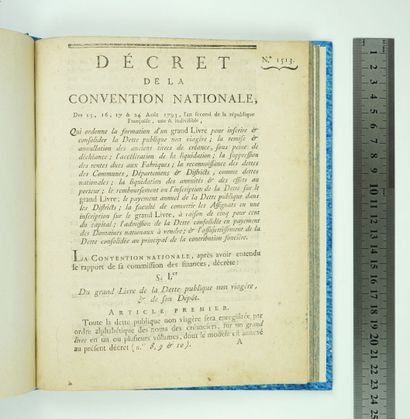 null [Révolution] (CAMBON) : DÉCRET DE LA CONVENTION NATIONALE, des 15, 16, 17 et...