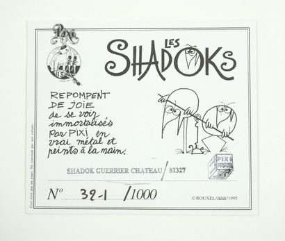  PIXI - Les SHADOKS 
 
Shadok guerrier avec chapeau en château - 82327. Numéroté....