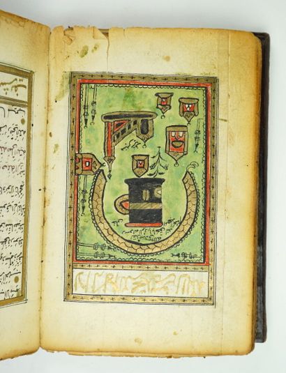 null [Manuscript] Shadhili Mohammed Al-Jazuli: Dala'il al-Khayrat. One volume. From...
