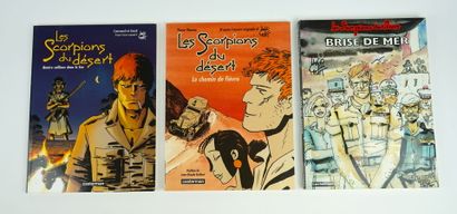  PRATT (Hugo) : les scorpions du désert. 
Les six titres en Editions originales :...