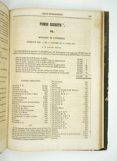 null (Blanqui) (1830 - 1848) TASCHEREAU (Jules-Antoine): Retrospective review or...