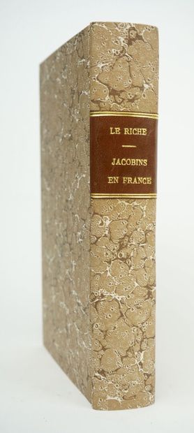 null (Counter-Revolution) [LE RICHE]: History of the Jacobins in France, or examination...