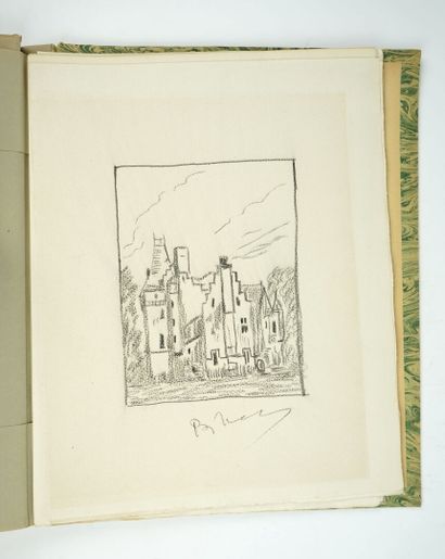 null MOUVEAUX (Baron de) : MORESTEL, city of painters. Drawings and original woods...