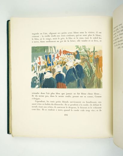 null SUARÈS (André) : Le Crépuscule sur la mer. Illustrations de Maurice DENIS. Paris,...