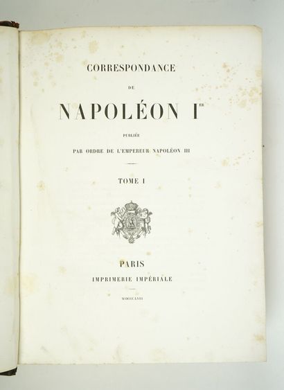 NAPOLEON 1er (BONAPARTE (Napoléon) : Correspondance...