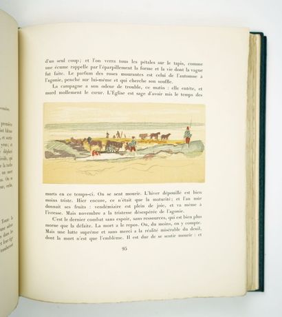 null SUARÈS (André) : Le Crépuscule sur la mer. Illustrations de Maurice DENIS. Paris,...